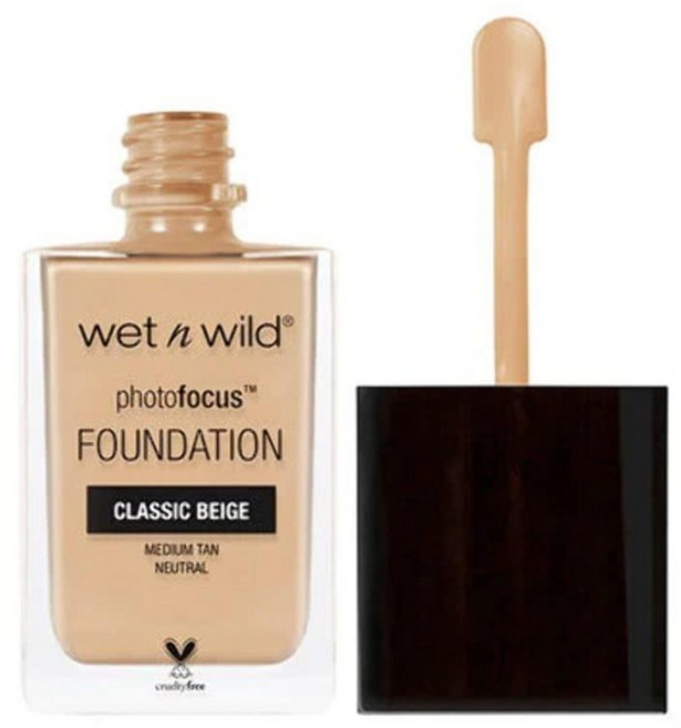 Wet n wild 웻앤와일드 포토 포커스 매트 리퀴드 파운데이션 30ml 포슬린 328252, 클래식 베이지