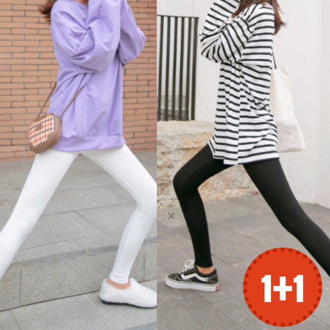 쫀쫀 모달 9부 레깅스 2컬러팩 빅사이즈