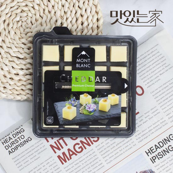 몽블랑 체다 치즈 큐브, 100g, 2개