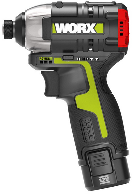 WORX 威克士 12V 無刷鋰電衝擊起子 雙電池 WU132, 1個