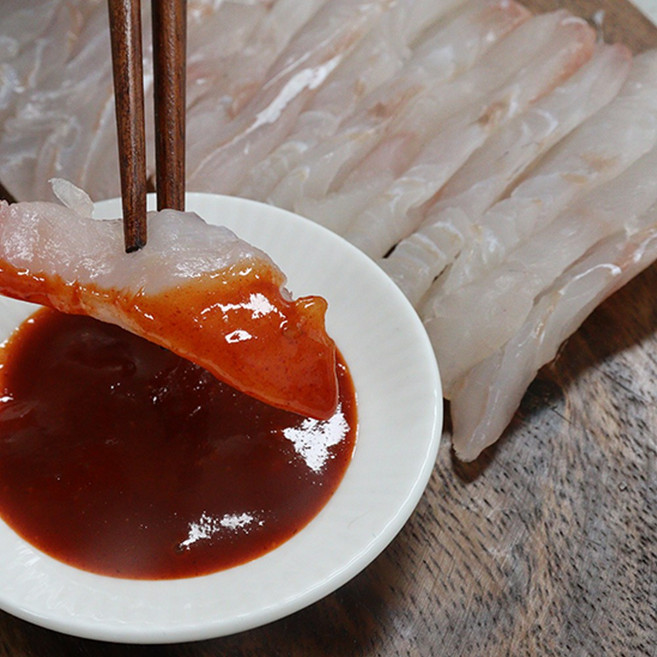 국내산 자연산 손질 광어회 (손질전1kg 손질후300g내외) 자연산광어 숙성회, 1세트, 300g