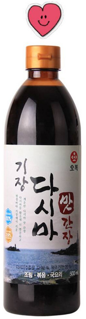오복 기장 다시마 맛간장 900ml, 1개