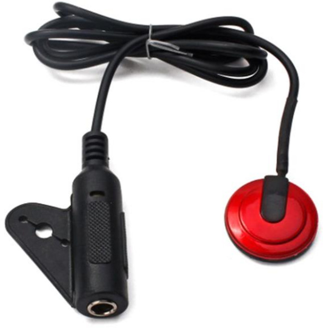 기타 바이올린용 전문 피에조 컨택트 마이크 픽업 액세서리, [01]one size, 1개, 01 one size