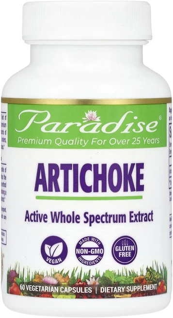 Paradise Herbs 아티초크 250mg 베지 캡슐 60정, ParadiseHerbs아티초크250mg베지캡슐60정, 1개 - 쿠팡
