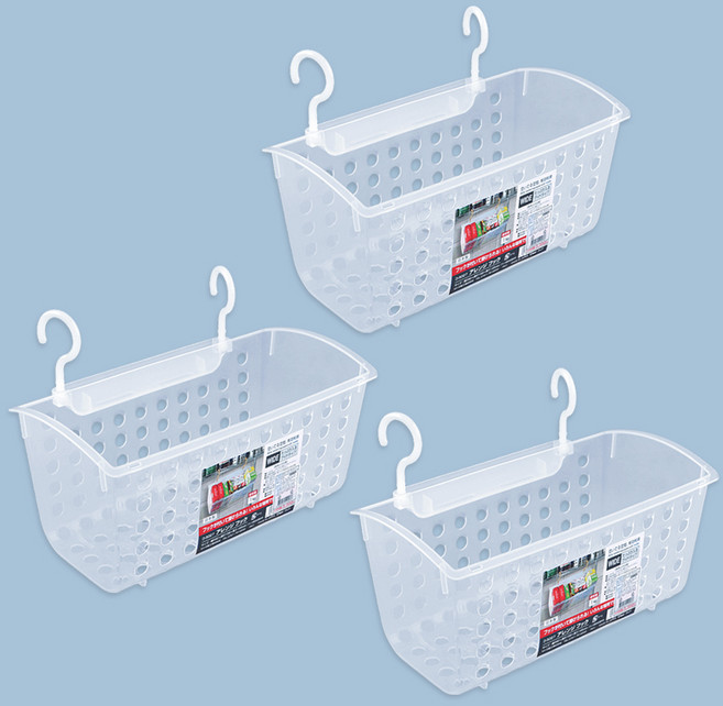 일본 사나다 다용도걸이 D-5027 (대) 주방 욕실 고리형 바스켓 차량소품바구니, 3개