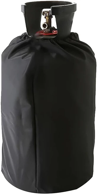 프로판 탱크 커버 UV 내성 실린더 가스 표준 20 lb 블랙, 04 24x45cm, 01 black