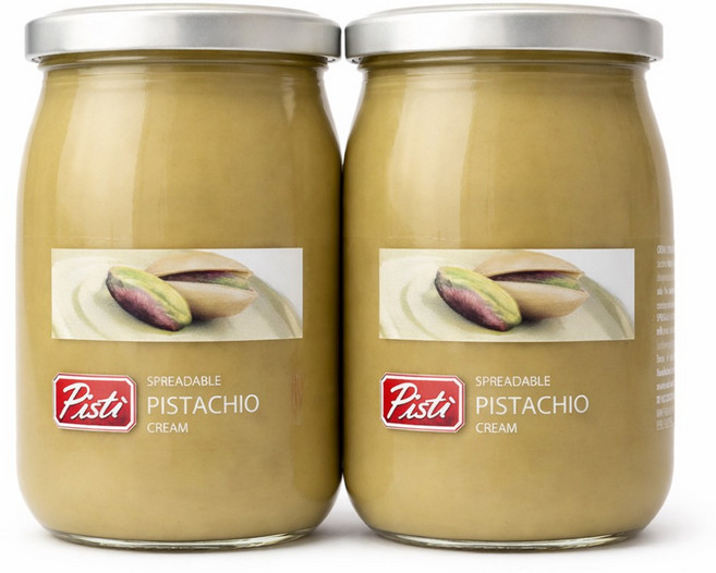 피스티 시칠리아 피스타치오 크림 스프레드 600g 2개