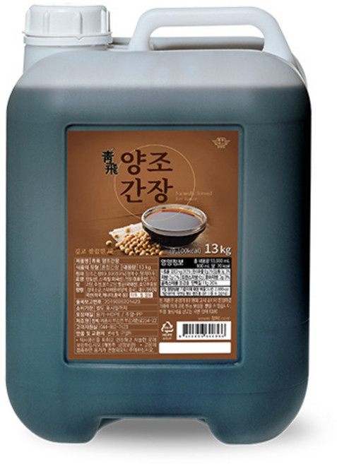 청비 양조간장 13kg, 1개