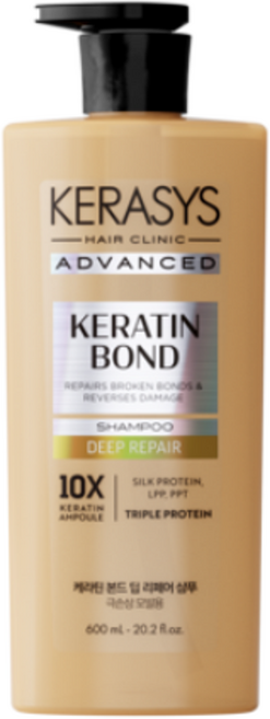 케라시스 어드밴스드 케라틴 본드 딥 리페어 샴푸, 600ml, 12개