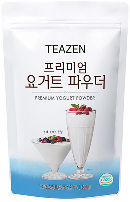 티젠 프리미엄 요거트 파우더 500g 1박스 20개, 1개입