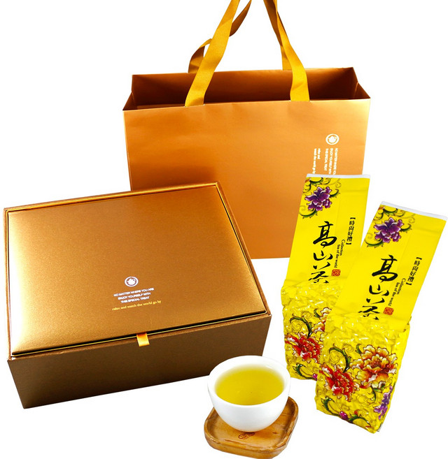 龍源茶品 台灣手採高山茶葉禮盒 杉林溪茶 阿里山茶 梨山茶, 1套, 梨山首批手採高山茶2包