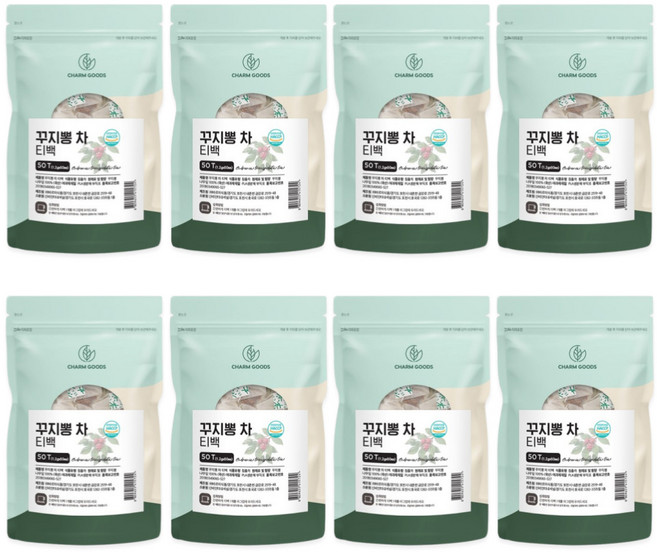 꾸지뽕 차 티백 국산 구찌뽕 꾸찌뽕 구지뽕 잎 티 카페인없는 건강차, 8개, 50개입, 1.2g