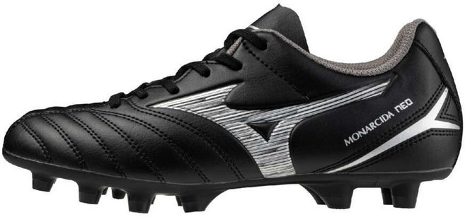 미즈노 주니어 모나르시다 네오 3 셀렉트 P1GB242503 올라운드 블랙실버 어린이 축구화
