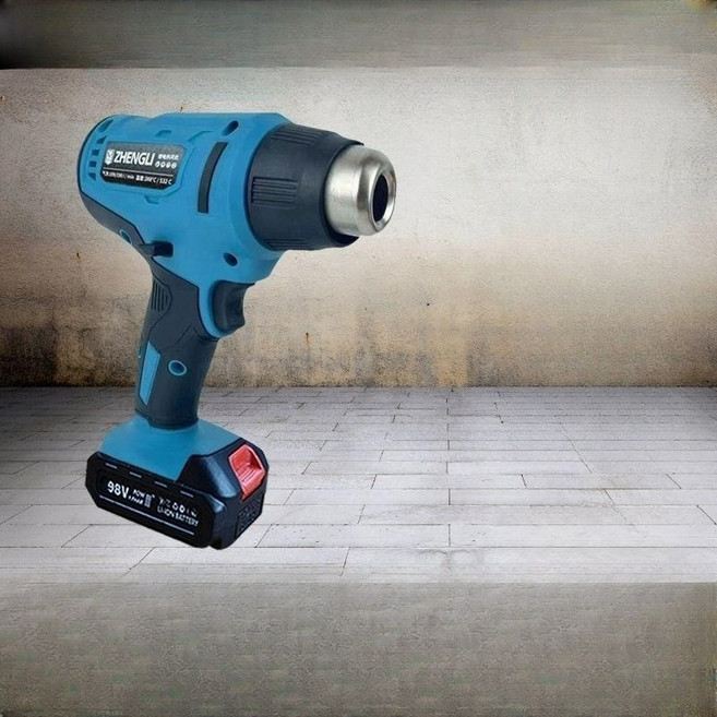 충전식 히팅건 고출력 무선 공업용 핫건 휴대용 드라이기 소형 랩핑용 필름작업, 688VF 2 베터리