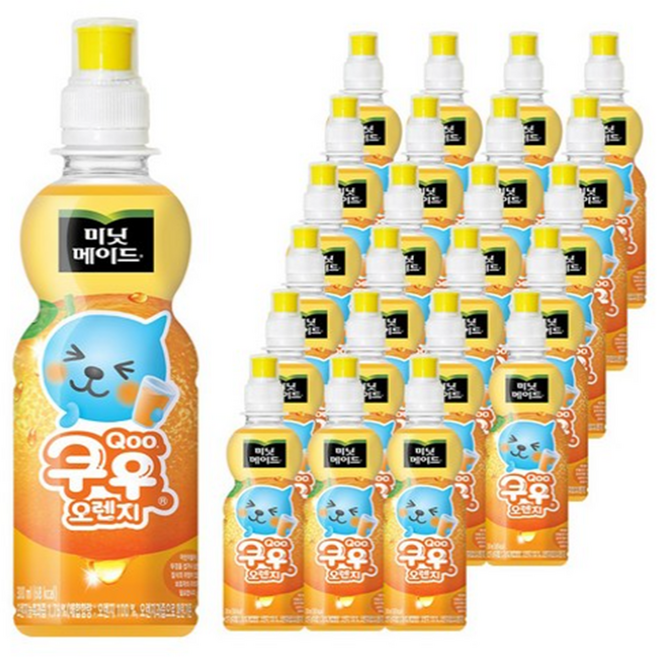 미닛메이드 쿠우 오렌지, 300ml, 72개