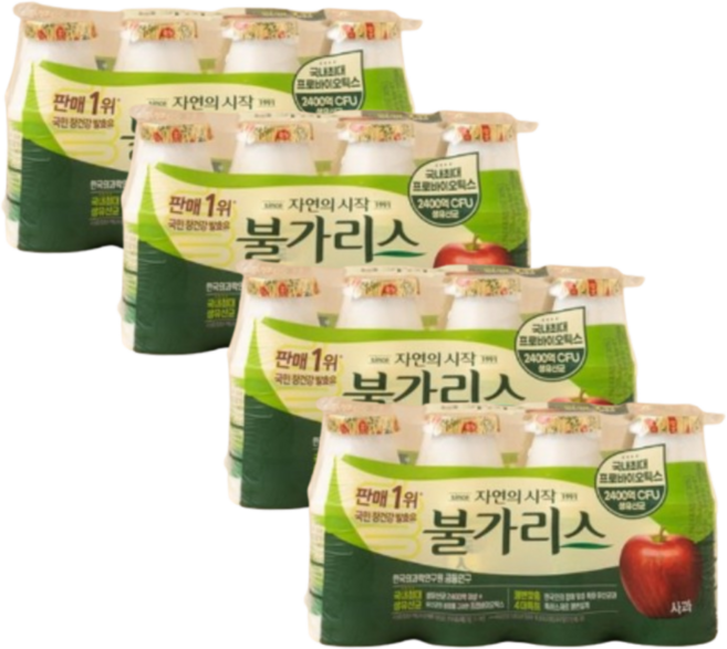 남양 불가리스 사과 150ml 16입, 16개