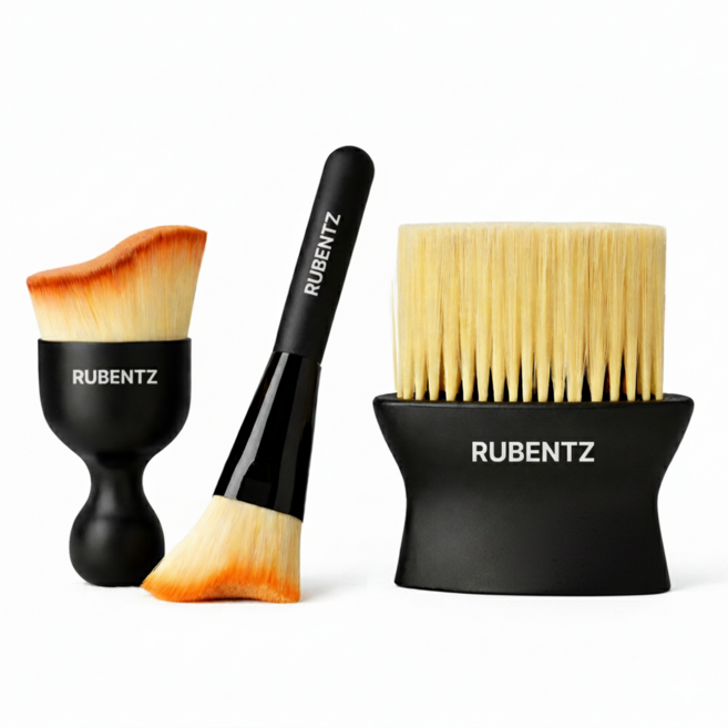 루벤츠 3세대 모니터 키보드 실내 세차 먼지 초미세 브러쉬, 1개, 세트