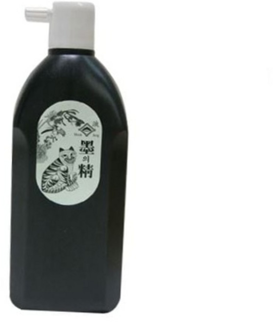 국산 서예 붓글씨 캘리그라피 연습 학생 준비물 필방 먹물 180cc 학생준비물 캘리그라피먹액