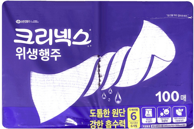 스카트 위생행주, 100개입, 1개