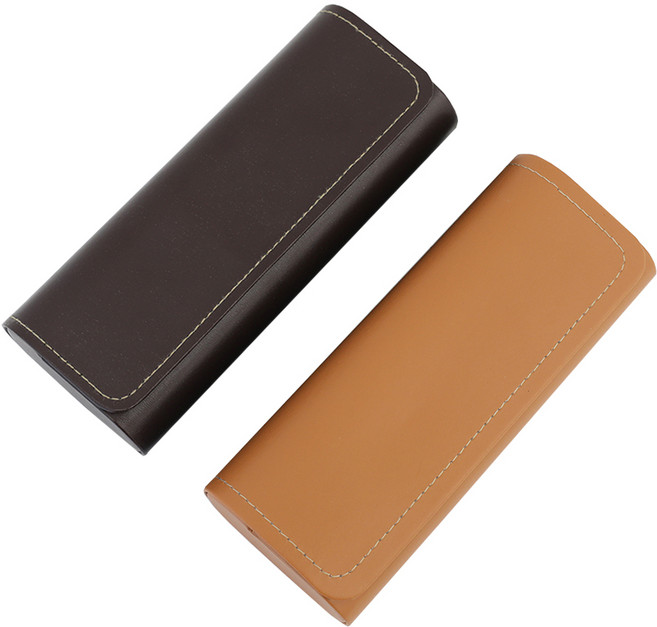 바디위즈 휴대용 고급 가죽 안경 케이스 1+1