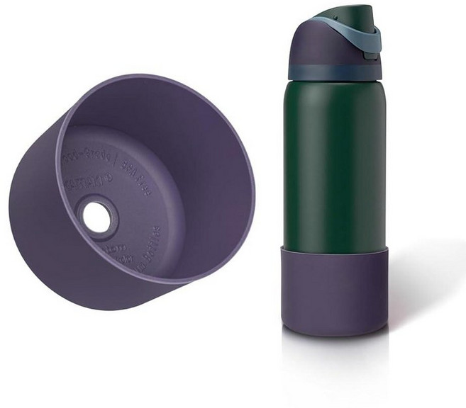 Silicone Boot for Owala FreeSip 32 Oz Higher Water Bottle Scratch-Resistant Bottom Sleeve Protec, Lost Signal