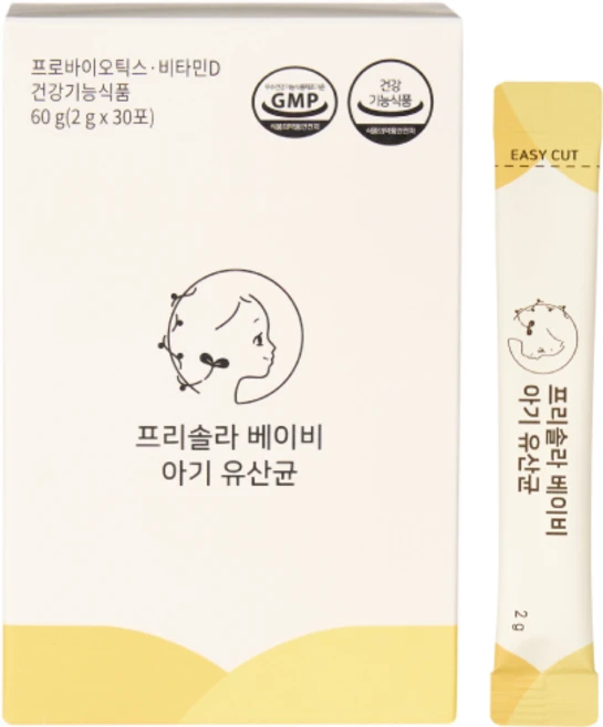 약사 설계 아기 유산균, 60g, 1개 - 쿠팡