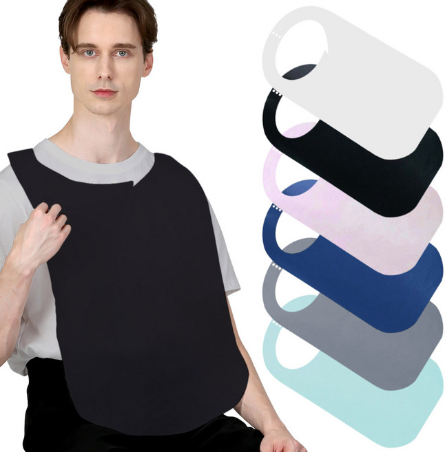 두터운 국내인증 일회용 부직포 앞치마 30g (6color), 검정색, 500개