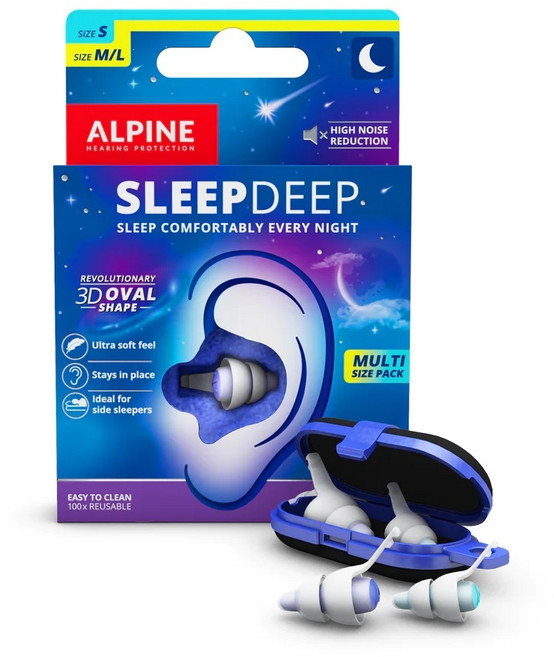 Alpine SleepDeep 降噪耳塞, 1個