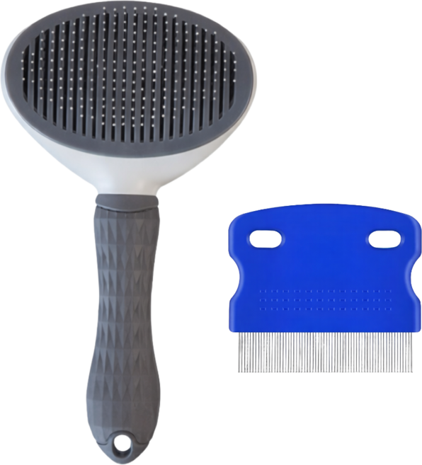 브러쉬잇 원터치 강아지빗 애견브러쉬 고양이빗