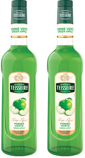 [업체발송] 떼세르 그린애플 시럽 700ml 2개