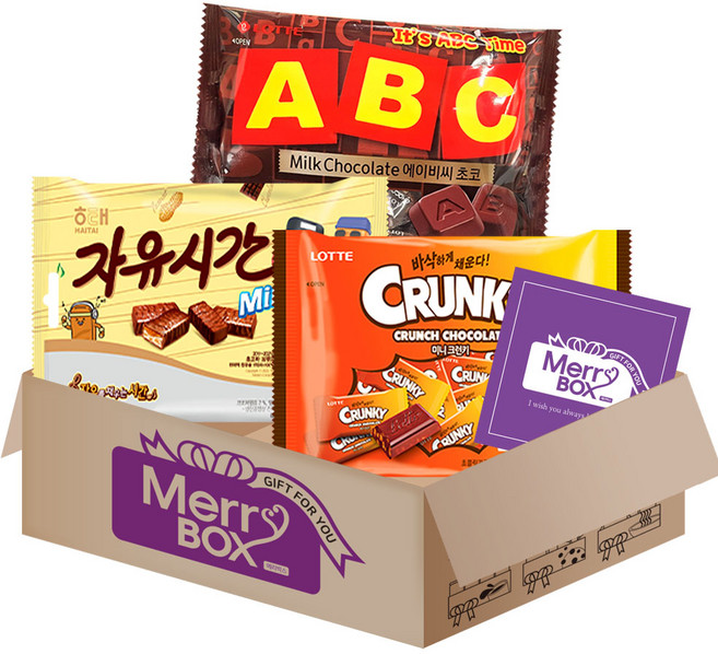 미니 초콜릿 초코바 세트2호 (ABC초콜릿+미니크런키+자유시간), 1세트, 72g
