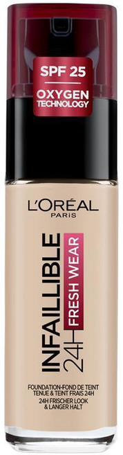 LOreal infallible 절때확실한 24 Hour Freshwear 파운데이션 15 포슬린 컬러, 1개