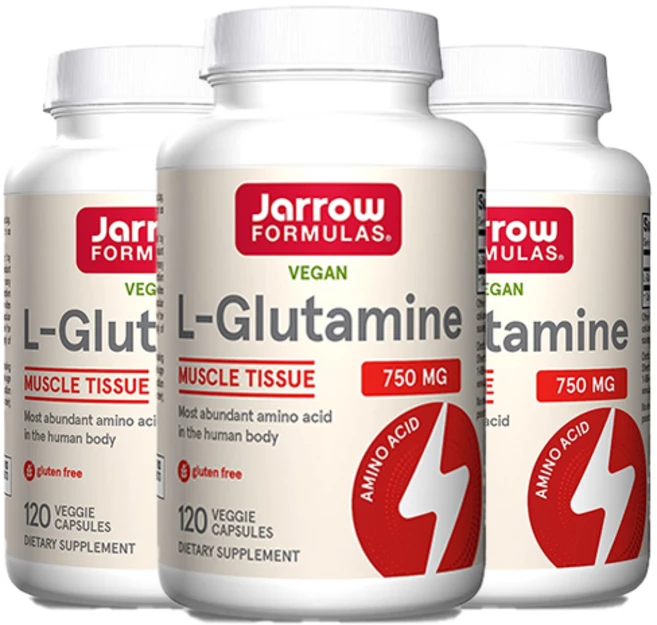재로우포뮬러스 비건 L글루타민 750mg 120캡슐 3통, 120정, 3개 - 쿠팡