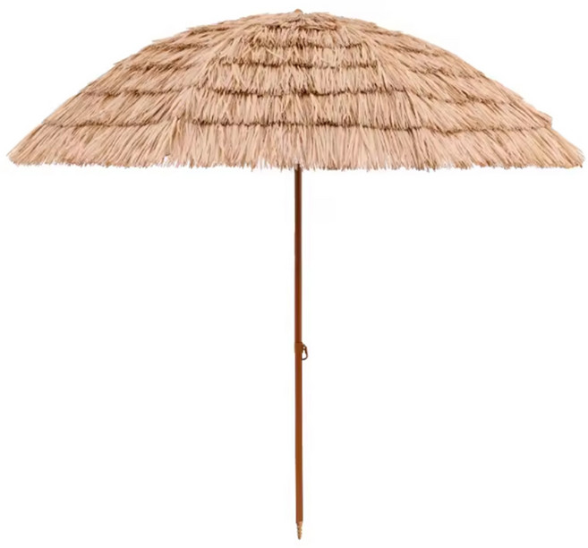 NaOBee 2.4미터 대형 방수 밀짚 파라솔, 밀짚파라솔