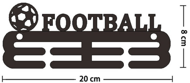 까마느 메달걸이 태권도 마라톤 메달 거치대 행거 정리 진열대 스포츠, FOOTBALL, 1개