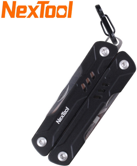 넥스툴 미니 세일러 플라이어 + 미니 카라비너 [한강사 A/S가능 시리얼 넘버], 1개, 블랙