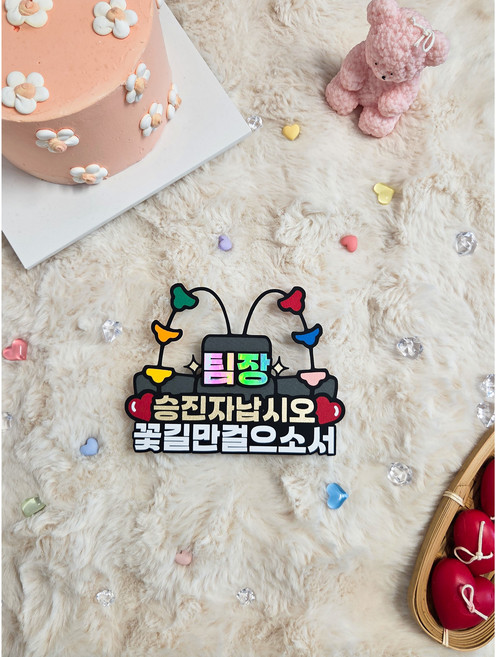 토퍼해윰 직책별 승진 축하 어사모 머리띠 토퍼, 팀장, 1개
