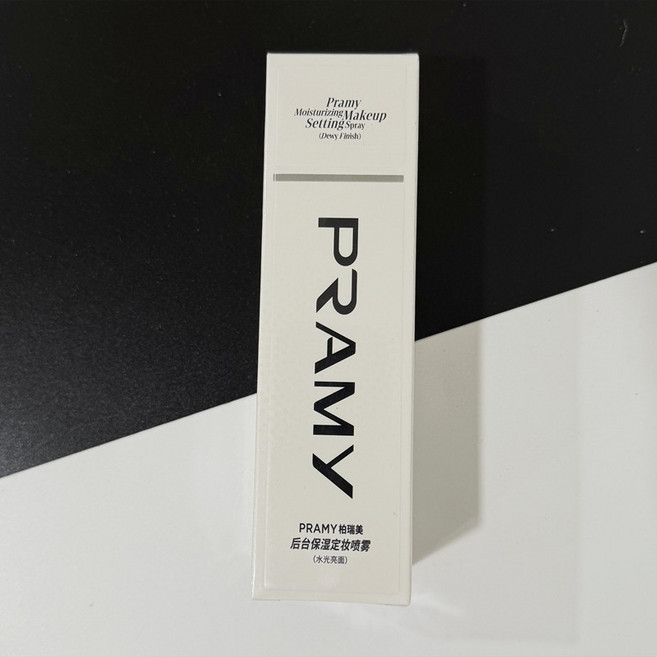 PRAMY 柏瑞美 定妝噴霧 持久控油補水 不脫妝啞光水光雙效 細膩噴霧100ml, 1個, 升級版 柏瑞美白瓶, 100ml