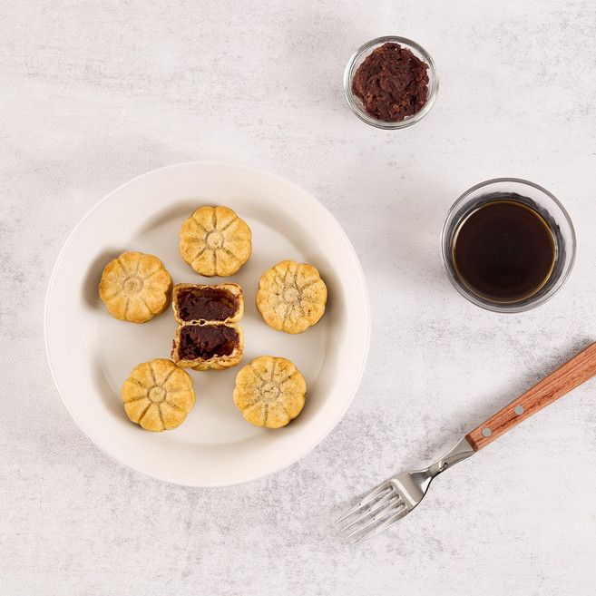 용궁에서 온 단팥 국화빵 500g, 2개