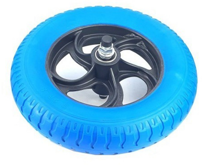 일륜차 이륜차 우레탄 발포 통바퀴 13인치 손수레, 1개