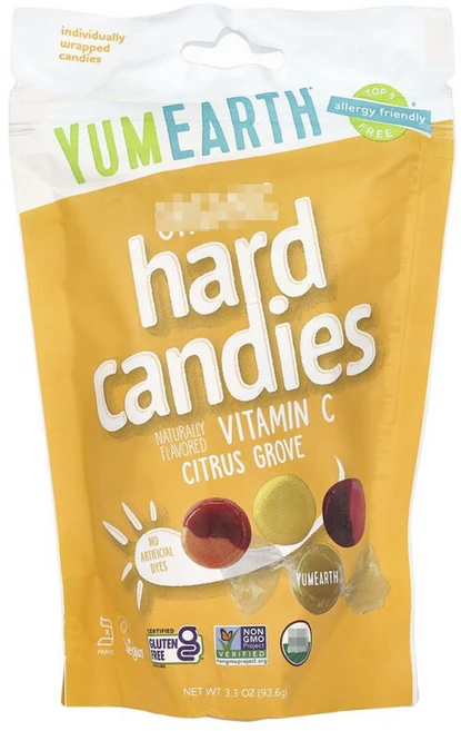 야미얼스 오가닉 Drops 비타민 C 시트러스 93.5g, 1개 - 쿠팡