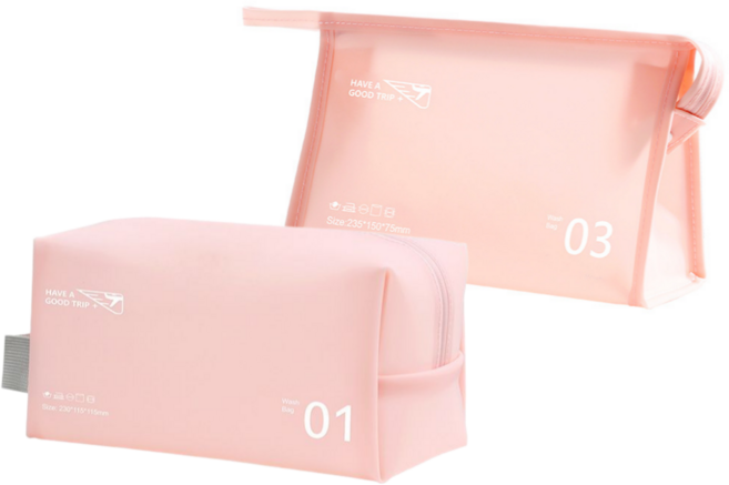 레오엘 방수 젤리백 PVC 세면백 파우치 수영 가방