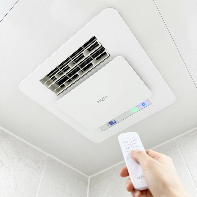 환풍기 온풍 제습 복합 화장실 티오람 미니 하츠 HMF-J300-01, 단순배송상품