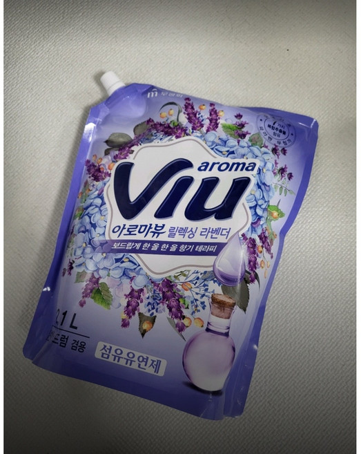 무궁화 아로마뷰 섬유유연제 릴렉싱라벤더 일반드럼겸용, 2.1L, 10개