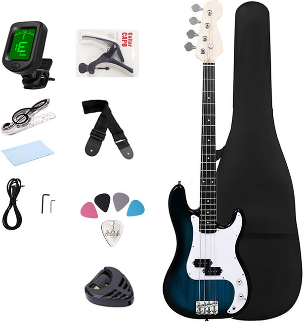 케이투엠 입문용 베이스 기타, 네이비, 1개
