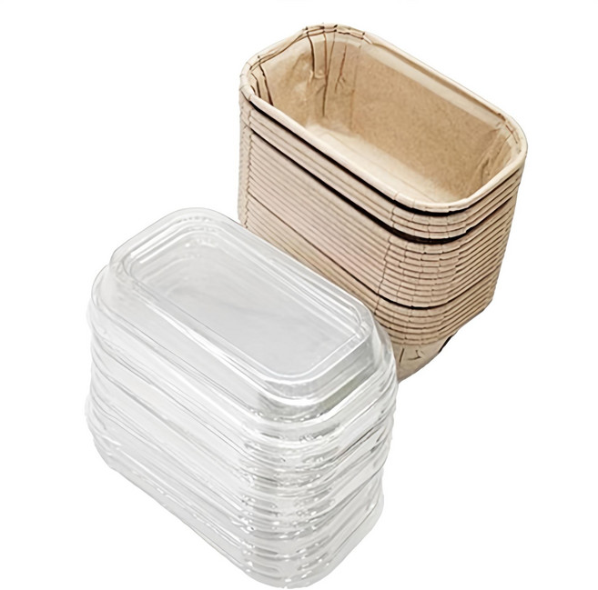 미니 크라프트 플럼피 몰드 베이킹컵 50p + 뚜껑 50p 세트, 1세트