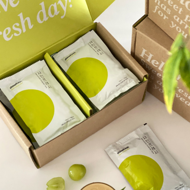 얼려먹으면 더 맛있는 샤인머스캣 착즙주스, 샤인머스캣 착즙 주스 40팩, 40팩, 120ml