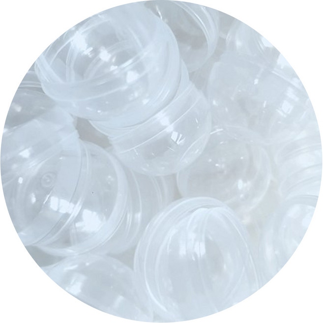 감성엔 이벤트 경품추첨 뽑기캡슐 32mm 100개, 투명 캡슐
