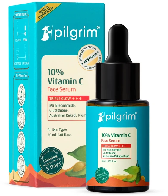 Pilgrim 10% Vitamin C Serum 30ml for Glowing Skin|With 5% Niacinamide, 1개 - 쿠팡