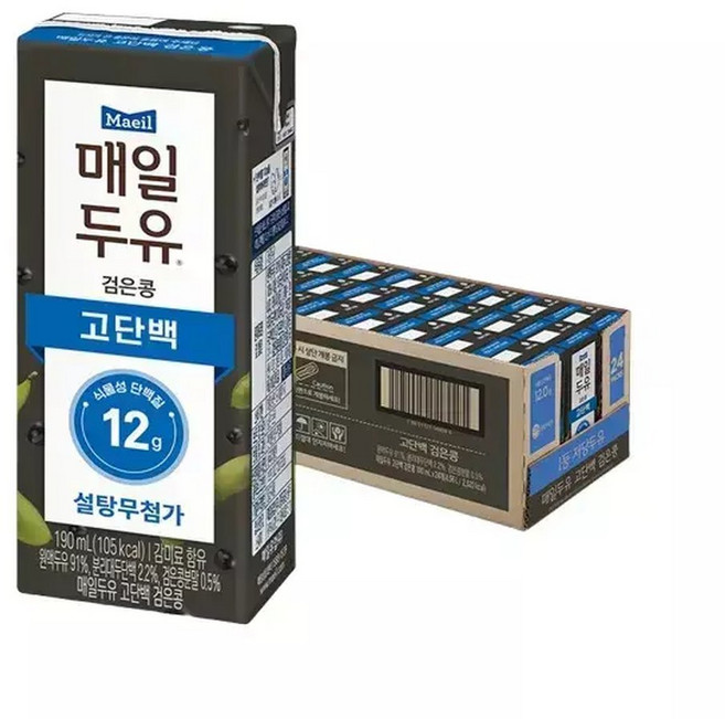매일두유 검은콩 고단백 190ml 24개